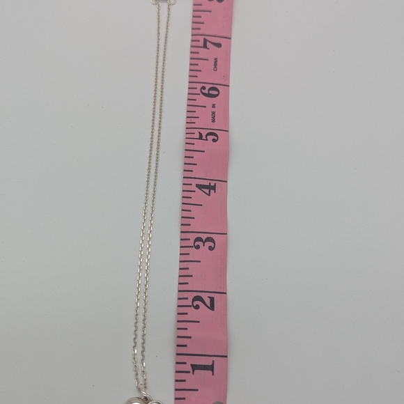 Gucci Sterling Silver Heart & G Pendant Necklace - Picture 3 of 4